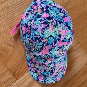 Lily Pulitzer Runaround Town Baseball Cap - Pink & Navy
